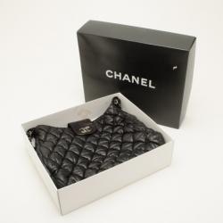 Chanel Black Quilted Bubble Hobo