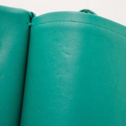 Pre Owned Chanel Mint Lambskin Jumbo Flap Bag 