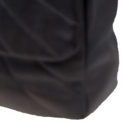 Pre Owned Chanel Metallic Purple Lambskin Maxi Flap Bag