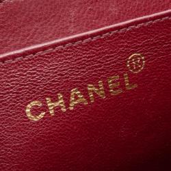 Pre Owned Chanel Vintage Black Lambskin Jumbo Flap Bag