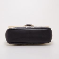 Pre Owned Chanel Limited Edition White Blizzard Jumbo Flap 