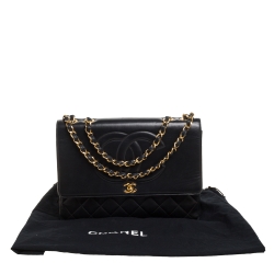 مملوكة مسبقًا Chanel Black Leather Vintage CC Shoulder Bag