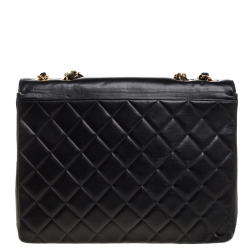 مملوكة مسبقًا Chanel Black Leather Vintage CC Shoulder Bag