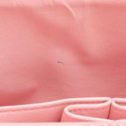 Pre Owned Chanel Light Pink Caviar Medium Flap