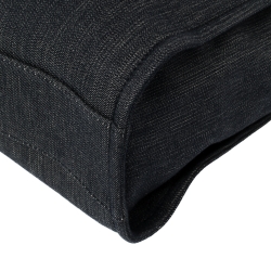 Pre Owned Chanel Navy Blue Denim Medium Deauville Shopper Tote