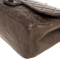مملوكة مسبقًا Chanel Bronze Quilted Leather Reissue 2.55 Classic 227 Flap Bag