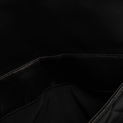 Pre Owned Chanel Black Quilted Leather Large Seoul Backpack