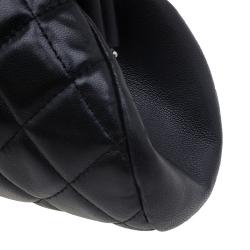 Pre Owned حقيبة شانيل تايم ليس جلد أسود مبطن