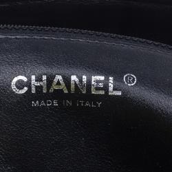 Pre Owned حقيبة شانيل تايم ليس جلد أسود مبطن