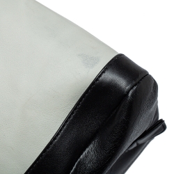 Pre Owned Chanel Bicolor Leather CC Bowling Bag