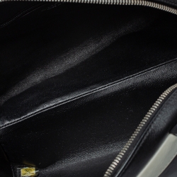 Pre Owned Chanel Bicolor Leather CC Bowling Bag