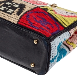 مملوكة مسبقًا Chanel Multicolor Crochet Tweed "Lucky Charms" Patchwork Pochette