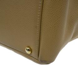 مملوكة مسبقًا Chanel Beige Quilted Caviar Leather Petite Timeless Shopper Tote