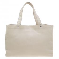مملوكة مسبقًا Chanel Beige Caviar Leather CC Shopper Tote 