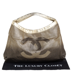 Pre Owned Chanel Metallic Ombre Leather Hollywood CC Hobo