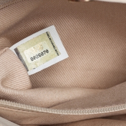 مملوكة مسبقًا Chanel Beige/White Canvas and Leather CC Olsen Bag