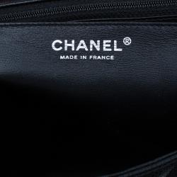 Pre Owned حقيبة يد شانيل جامبو كلاسيك سنجيل بغطاء جلد كافيارمبطن سوداء