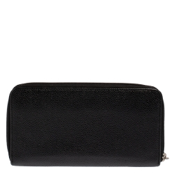 Pre Owned محفظة شانيل تايمليس جلد كافيار أسود بسحاب محيط