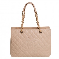 Chanel grand shopping tote beige best sale