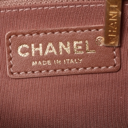 مملوكة مسبقًا Chanel Blush Pink Quilted Leather Small Vanity Case Bag