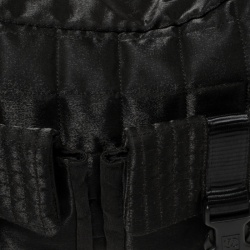 Chanel Black Quilted Nylon Double Pocket Messenger
