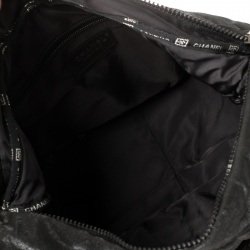 Chanel Black Quilted Nylon Double Pocket Messenger