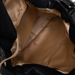 Pre Owned Chanel Black Leather Rodeo Drive Hobo