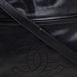 Pre Owned Chanel Black Leather Rodeo Drive Hobo