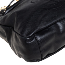 Pre Owned Chanel Black Leather Rodeo Drive Hobo