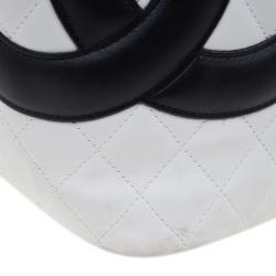 Pre Owned Chanel White Cambon Ligne Quilted Tote