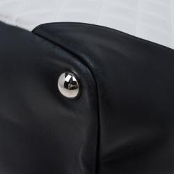 Pre Owned Chanel White Cambon Ligne Quilted Tote