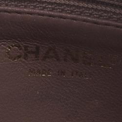 مملوكة مسبقًا حقيبة شانيل جاكيت جلد مبطن وردي مربعة 