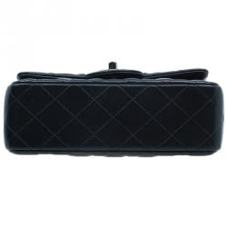 Pre Owned حقيبة يد شانيل نيو ميني كلاسيك بقلاب واحد جلد مبطن سوداء 