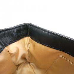 Pre Owned Chanel Black Calfskin Flap CC Chain Shoulder Bag 