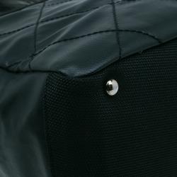 Pre Owned حقيبة شوبنغ شانيل بتيت باريس بيارتز تقسيمات كانفاس مقوى أسود