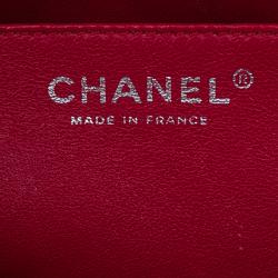 مملوكة مسبقًا Chanel Red Washed Caviar Leather Maxi Jumbo XL Classic Flap Bag