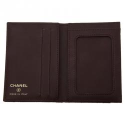 Chanel Black Quilted Lambskin Card Holder