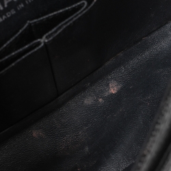 Pre Owned Chanel Black Quilted Caviar Leather Mini Reissue 224 Flap Bag