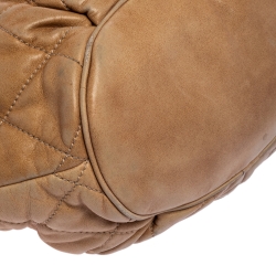 Pre Owned Chanel  Beige Leather Tote