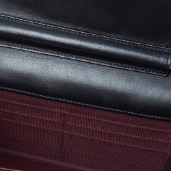 Pre Owned Chanel Black Quilted Leather Classic WOC