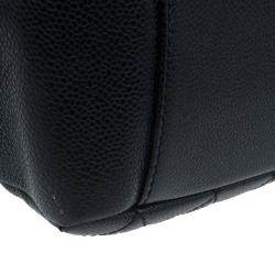 Pre Owned Chanel Black Caviar Grand Shopping Tote