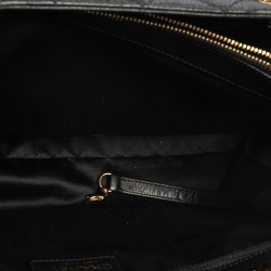 Pre Owned حقيبة يد توتس شانيل غراند شوبينغ جلد كافيار مبطن أسود