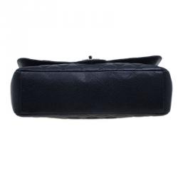 مملوكة مسبقًا Chanel Black Caviar Maxi Classic Double Flap Bag