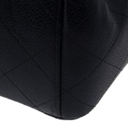 مملوكة مسبقًا Chanel Black Caviar Maxi Classic Double Flap Bag