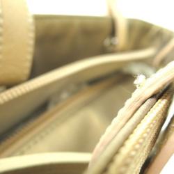 Pre Owned Chanel Gold Canvas Paris-Biarrtz Tote