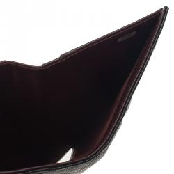 مملوكة مسبقًا محفظة شانيل كونتينيتال جلد كافيار أسود مبطن