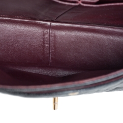 مملوكة مسبقًا Chanel Black Quilted Caviar Leather Maxi Classic Double Flap Bag