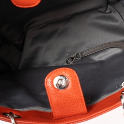 مملوكة مسبقًا Chanel Burnt Orange Caviar Leather Vertical Grand Shopper Toe