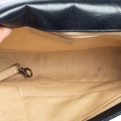 Pre Owned Chanel Black Quilted Leather Large Boy Flap Bag