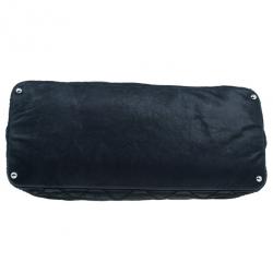 Pre Owned حقيبة توت شانيل إريديسنت سي هيت جلد أسود